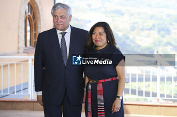 2024-07-16 - Arrival of delegations at the G7 on Trade. Antonio Tajani (Italian Minister of Foreign Affairs) welcomes Mary Ng (Canada Minister of International Trade, Export Promotion, Small Business and Economic Development) - MINISTERIAL MEETING ON TRADE  VILLA SAN GIOVANNI AND REGGIO CALABRIA, 16-17 JULY 2024  - NEWS - ECONOMY