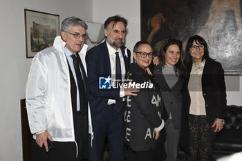 2024-01-30 - Umberto Maerna Novo, Guido Quintino Liris, Carolyn Smith, Alessandra Locatelli and Anna Maria Mancuso during the Photocall 