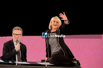 2024-02-04 - Fabio Fazio and Luciana Litizzetto during TV program 