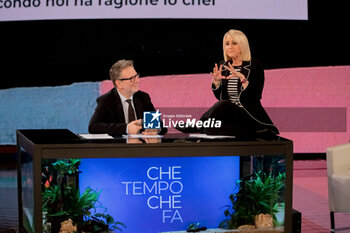 2024-02-04 - Italian comic Luciana Litizzetto speak during TV program 