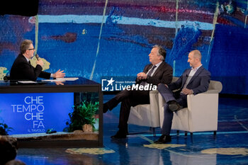 2024-02-04 - Roberto Burioni and Maurizio Scaltriti speak during TV program 