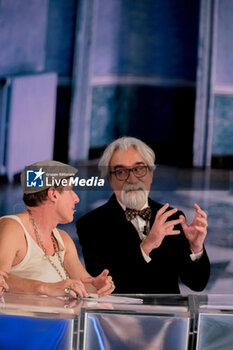 2024-02-04 - Beppe Vessicchio speak during TV program 
