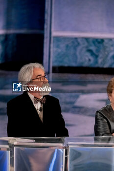 2024-02-04 - Beppe Vessicchio speak during TV program 