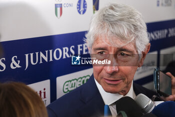 2024-02-13 - Press conference topresent the 'European Cadet and Youth Fencing Championships'; in the presence, among others, of Andrea Abodi, Minister for Sport and Youths, Giovanni Malago, President of CONI - EUROPEAN CADET AND YOUTH FENCING CHAMPIONSHIPS, PRESS CONFERENCE - NEWS - EVENTS