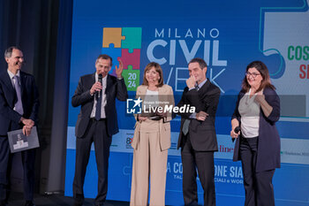 2024-05-09 - Giuseppe Sala, Attilio Fontana and Rossella Sacco - CIVIL WEEK OPENING  - NEWS - EVENTS