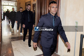 2024-05-17 - Inter captain Lautaro Martinez - AMBROGINO D'ORO AWARDING CEREMONY TO INTER - NEWS - EVENTS