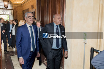 2024-05-17 - Alessandro Antonello , Giuseppe Marotta - AMBROGINO D'ORO AWARDING CEREMONY TO INTER - NEWS - EVENTS