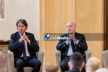 2024-05-17 - Simone Inzaghi, Giuseppe Marotta - AMBROGINO D'ORO AWARDING CEREMONY TO INTER - NEWS - EVENTS