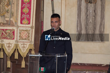 2024-05-17 - Inter captain Lautaro Martinez speaking - AMBROGINO D'ORO AWARDING CEREMONY TO INTER - NEWS - EVENTS