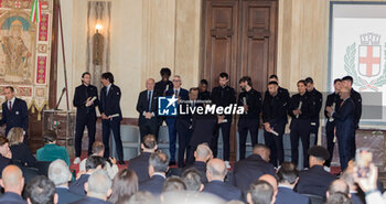 2024-05-17 - The Italian champions Inter team receives the Ambrogino d'oro award - AMBROGINO D'ORO AWARDING CEREMONY TO INTER - NEWS - EVENTS