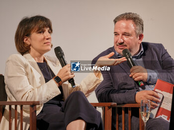 2024-06-28 - Francesca di Stefano, Luca Telese - GIULIO GOLIA E FRANCESCA DI STEFANO PRESENTANO IL LORO ULTIMO LIBRO 