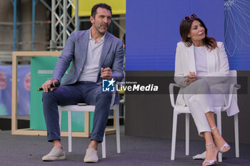 2024-09-13 - Gianluigi Buffon and Ilaria D'Amico - WOMEN'S TIME 2024 - NEWS - EVENTS