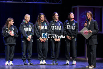 2024-09-13 - The Olympic artistic gymnastics team: Angela Andreoli, Alice D'Amato, Manila Esposito, Elisa Iorio and Giorgia Villa - WOMEN'S TIME 2024 - NEWS - EVENTS