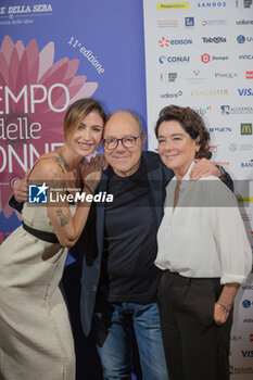 2024-09-14 - Ema Stokholma, Carlo Verdoni and Monica Guerritore - WOMEN'S TIME 2024 - NEWS - EVENTS