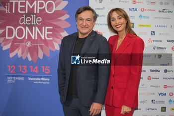 2024-09-15 - Fabio Caressa and Benedetta Parodi - WOMEN'S TIME 2024 - NEWS - EVENTS