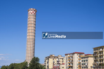 2024-06-24 - general view of the italsider area in bagnoli, a former industrial area of the city of naples, now disused for several years. The former Italsider area has been divided into 7 lots: Morgan heaps, former Eternit area, Fondiarie, Parco dello Sport, Parco Urbano, Colmata and Arenili. The reclamation of the Morgan heaps and the former Eternit area is nearing completion.

 - FIRST PROFILING DAY FOR FORMER ITALSIDER AREA RECLAMATION WORKERS  - NEWS - WORK