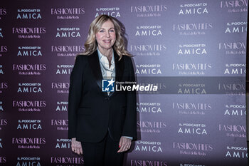 2024-02-15 - Luisa Simonetto, director of AMICA during photocall the presentation of the Fashion podcast 