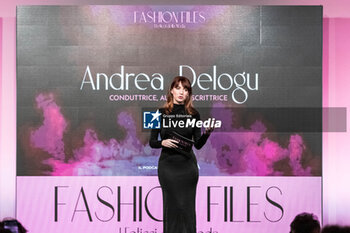 2024-02-15 - Andrea Delogu during the presentation of the Fashion podcast 