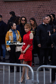 2024-02-21 - Song Yuqi, (G)I-dle singer, attends the Fendi fashion show during Milan Fashion Week Womenswear Fall/Winter 2024-2025 on February 21, 2024 in Milan, Italy. ©Photo: Cinzia Camela. - FENDI - FW 24-25 - CELEBRITY ARRIVALS AND STREET STYLE - NEWS - FASHION