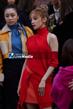 2024-02-21 - Song Yuqi, (G)I-dle singer, attends the Fendi fashion show during Milan Fashion Week Womenswear Fall/Winter 2024-2025 on February 21, 2024 in Milan, Italy. ©Photo: Cinzia Camela. - FENDI - FW 24-25 - CELEBRITY ARRIVALS AND STREET STYLE - NEWS - FASHION