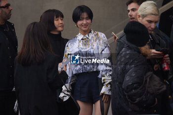2024-02-22 - Kim Tae-ri is seen arriving at the Prada fashion show during the Milan Fashion Week Womenswear Fall/Winter 2024-2025 on February 22, 2024 in Milan, Italy. ©Photo: Cinzia Camela. - PRADA - FW 24-25 - CELEBRITY ARRIVALS AND STREET STYLE - NEWS - FASHION