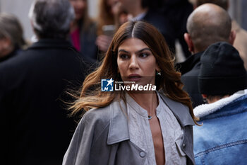 2024-02-25 - Bianca Brandolini D'Adda leaves the Giorgio Armani fashion show during the Milan Fashion Week Womenswear Fall/Winter 2024-2025 on February 25, 2024 in Milan, Italy. ©Photo: Cinzia Camela. - GIORGIO ARMANI - FW 24-25 - CELEBRITIES - NEWS - FASHION