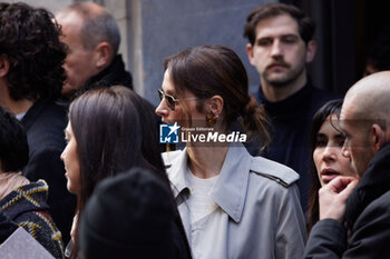 2024-02-25 - Ludovica Sauer attends the Giorgio Armani fashion show during the Milan Fashion Week Womenswear Fall/Winter 2024-2025 on February 25, 2024 in Milan, Italy. ©Photo: Cinzia Camela. - GIORGIO ARMANI - FW 24-25 - CELEBRITIES - NEWS - FASHION
