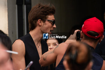 2024-06-15 - Luca Apple arrives at the Emporio Armani fashion show during the Milan Menswear Spring/Summer 2025 on June 15, 2024 in Milan, Italy. ©Photo: Cinzia Camela. - EMPORIO ARMANI - MILAN FASHION WEEK - MENSWEAR SS 25 - CELEBRITIES - NEWS - FASHION