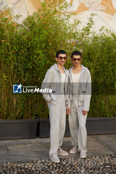 2024-06-16 - Twins Hadban are seen at the Tod's presentation during the Milan Menswear Spring/Summer 2025 on June 16, 2024 in Milan, Italy. ©Photo: Cinzia Camela. - TOD'S PRESENTATION - MILAN FASHION WEEK - MENSWEAR SS 25 - CELEBRITIES - NEWS - FASHION