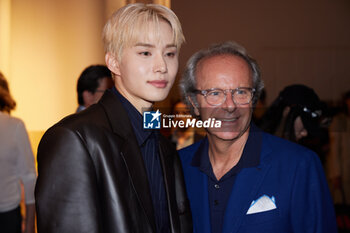 2024-06-16 - Jungwoo and Andrea Della Valle are seen at the Tod's presentation during the Milan Menswear Spring/Summer 2025 on June 16, 2024 in Milan, Italy. ©Photo: Cinzia Camela. - TOD'S PRESENTATION - MILAN FASHION WEEK - MENSWEAR SS 25 - CELEBRITIES - NEWS - FASHION