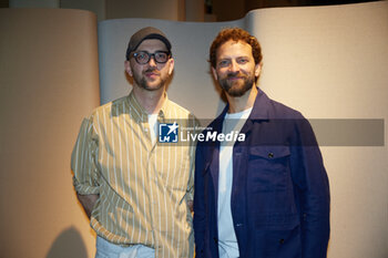 2024-06-16 - Matteo Tamburini and Alessandro Borghi are seen at the Tod's presentation during the Milan Menswear Spring/Summer 2025 on June 16, 2024 in Milan, Italy. ©Photo: Cinzia Camela. - TOD'S PRESENTATION - MILAN FASHION WEEK - MENSWEAR SS 25 - CELEBRITIES - NEWS - FASHION