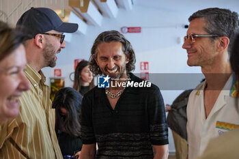 2024-06-16 - (L-R) Matteo Tamburini and Matt Bomer is seen at the Tod's presentation during the Milan Menswear Spring/Summer 2025 on June 16, 2024 in Milan, Italy. ©Photo: Cinzia Camela. - TOD'S PRESENTATION - MILAN FASHION WEEK - MENSWEAR SS 25 - CELEBRITIES - NEWS - FASHION