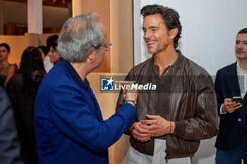 2024-06-16 - Matt Bomer and Andrea Della Valle are seen at the Tod's presentation during the Milan Menswear Spring/Summer 2025 on June 16, 2024 in Milan, Italy. ©Photo: Cinzia Camela. - TOD'S PRESENTATION - MILAN FASHION WEEK - MENSWEAR SS 25 - CELEBRITIES - NEWS - FASHION