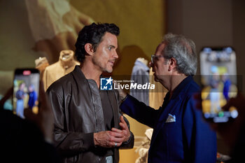 2024-06-16 - Matt Bomer and Andrea Della Valle are seen at the Tod's presentation during the Milan Menswear Spring/Summer 2025 on June 16, 2024 in Milan, Italy. ©Photo: Cinzia Camela. - TOD'S PRESENTATION - MILAN FASHION WEEK - MENSWEAR SS 25 - CELEBRITIES - NEWS - FASHION