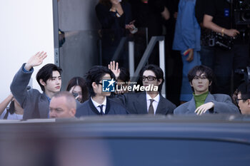 2024-09-19 - Park Sung-hoon, Niki, Jake and Jungwon arrive at the Prada fashion show during the Milan Womenswear Spring/Summer 2025 on September 19, 2024 in Milan, Italy. ©Photo: Cinzia Camela. - PRADA - ARRIVALS - MILAN FASHION WEEK - WOMENSWEAR SPRING/SUMMER 2025 - NEWS - FASHION