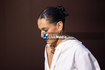 2024-09-20 - Gaia leaves the Gucci Women's Spring Summer 2025 Fashion Show during the Milan Fashion Week Womenswear Spring/Summer 2025 at Triennale di Milano on September 20, 2024 in Milan, Italy. ©Photo: Cinzia Camela - GUCCI - ARRIVALS - WOMEN'S SPRING SUMMER 2025 FASHION SHOW  - NEWS - FASHION