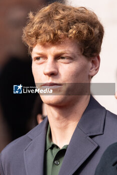 2024-09-20 - Jannik Sinner attends the Gucci Women's Spring Summer 2025 Fashion Show during the Milan Fashion Week Womenswear Spring/Summer 2025 at Triennale di Milano on September 20, 2024 in Milan, Italy. ©Photo: Cinzia Camela - GUCCI - ARRIVALS - WOMEN'S SPRING SUMMER 2025 FASHION SHOW  - NEWS - FASHION