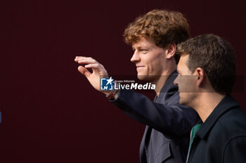 2024-09-20 - Jannik Sinner and a guest attend the Gucci Women's Spring Summer 2025 Fashion Show during the Milan Fashion Week Womenswear Spring/Summer 2025 at Triennale di Milano on September 20, 2024 in Milan, Italy. ©Photo: Cinzia Camela - GUCCI - ARRIVALS - WOMEN'S SPRING SUMMER 2025 FASHION SHOW  - NEWS - FASHION