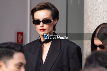 2024-09-20 - Kasia Smutniak leaves the Gucci Women's Spring Summer 2025 Fashion Show during the Milan Fashion Week Womenswear Spring/Summer 2025 at Triennale di Milano on September 20, 2024 in Milan, Italy. ©Photo: Cinzia Camela - GUCCI - ARRIVALS - WOMEN'S SPRING SUMMER 2025 FASHION SHOW  - NEWS - FASHION