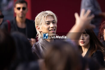 2024-09-20 - Yamato leaves the Gucci Women's Spring Summer 2025 Fashion Show during the Milan Fashion Week Womenswear Spring/Summer 2025 at Triennale di Milano on September 20, 2024 in Milan, Italy. ©Photo: Cinzia Camela - GUCCI - ARRIVALS - WOMEN'S SPRING SUMMER 2025 FASHION SHOW  - NEWS - FASHION