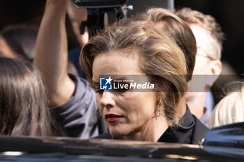 2024-09-21 - Eva Herzigova arrives at the Dolce & Gabbana fashion show during the Milan Womenswear Spring/Summer 2025 on September 21, 2024 in Milan, Italy. ©Photo: Cinzia Camela. - DOLCE & GABBANA - ARRIVALS - MILAN FASHION WEEK - WOMENSWEAR SPRING/SUMMER 2025 - NEWS - FASHION