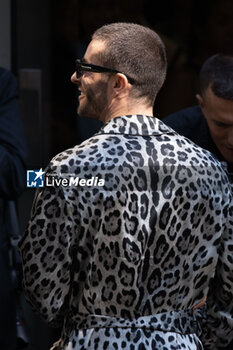 2024-09-21 - Pelayo Diaz arrives at the Dolce & Gabbana fashion show during the Milan Womenswear Spring/Summer 2025 on September 21, 2024 in Milan, Italy. ©Photo: Cinzia Camela. - DOLCE & GABBANA - ARRIVALS - MILAN FASHION WEEK - WOMENSWEAR SPRING/SUMMER 2025 - NEWS - FASHION