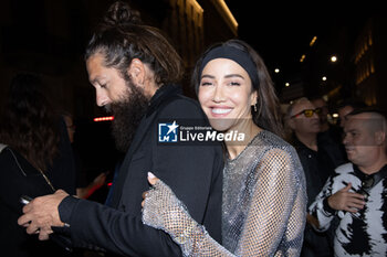 2024-09-21 - Filippo Testa and Tamara Kalinic are seen departing the Dolce & Gabbana after party on September 21, 2024, in Milan, Italy. ©Photo: Cinzia Camela. - DOLCE & GABBANA AFTER PARTY AT MARTINI BAR - NEWS - FASHION