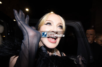 2024-09-21 - Madonna is seen departing the Dolce & Gabbana after party on September 21, 2024, in Milan, Italy. ©Photo: Cinzia Camela. - DOLCE & GABBANA AFTER PARTY AT MARTINI BAR - NEWS - FASHION