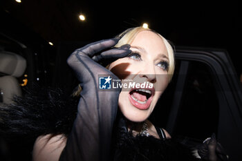 2024-09-21 - Madonna is seen departing the Dolce & Gabbana after party on September 21, 2024, in Milan, Italy. ©Photo: Cinzia Camela. - DOLCE & GABBANA AFTER PARTY AT MARTINI BAR - NEWS - FASHION