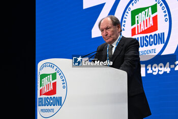 2024-01-26 - Massimo Baldini during the event “30 years of Forza Italia, the Roots of the Future”, 26 January 2024, Salone delle Fontane, Rome, Italy. - 30 ANNI DI FORZA ITALIA, LE RADICI DEL FUTURO - NEWS - POLITICS