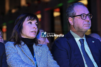 2024-01-26 - Monica Merotto and Giorgio Mule during the event “30 years of Forza Italia, the Roots of the Future”, 26 January 2024, Salone delle Fontane, Rome, Italy. - 30 ANNI DI FORZA ITALIA, LE RADICI DEL FUTURO - NEWS - POLITICS