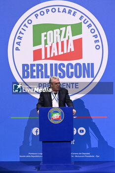 2024-02-24 - Luigi Sbarra during the National Congress Forza Italia on 24 February 2024 at the Palazzo dei Congressi in Rome, Italy. -  NATIONAL CONGRESS FORZA ITALIA - NEWS - POLITICS