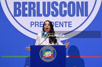 2024-02-24 - Licia Ronzulli during the National Congress Forza Italia on 24 February 2024 at the Palazzo dei Congressi in Rome, Italy. -  NATIONAL CONGRESS FORZA ITALIA - NEWS - POLITICS