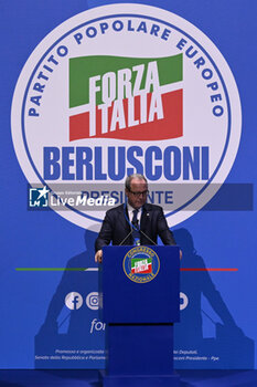2024-02-24 - Giorgio Mule’ during the National Congress Forza Italia on 24 February 2024 at the Palazzo dei Congressi in Rome, Italy. -  NATIONAL CONGRESS FORZA ITALIA - NEWS - POLITICS